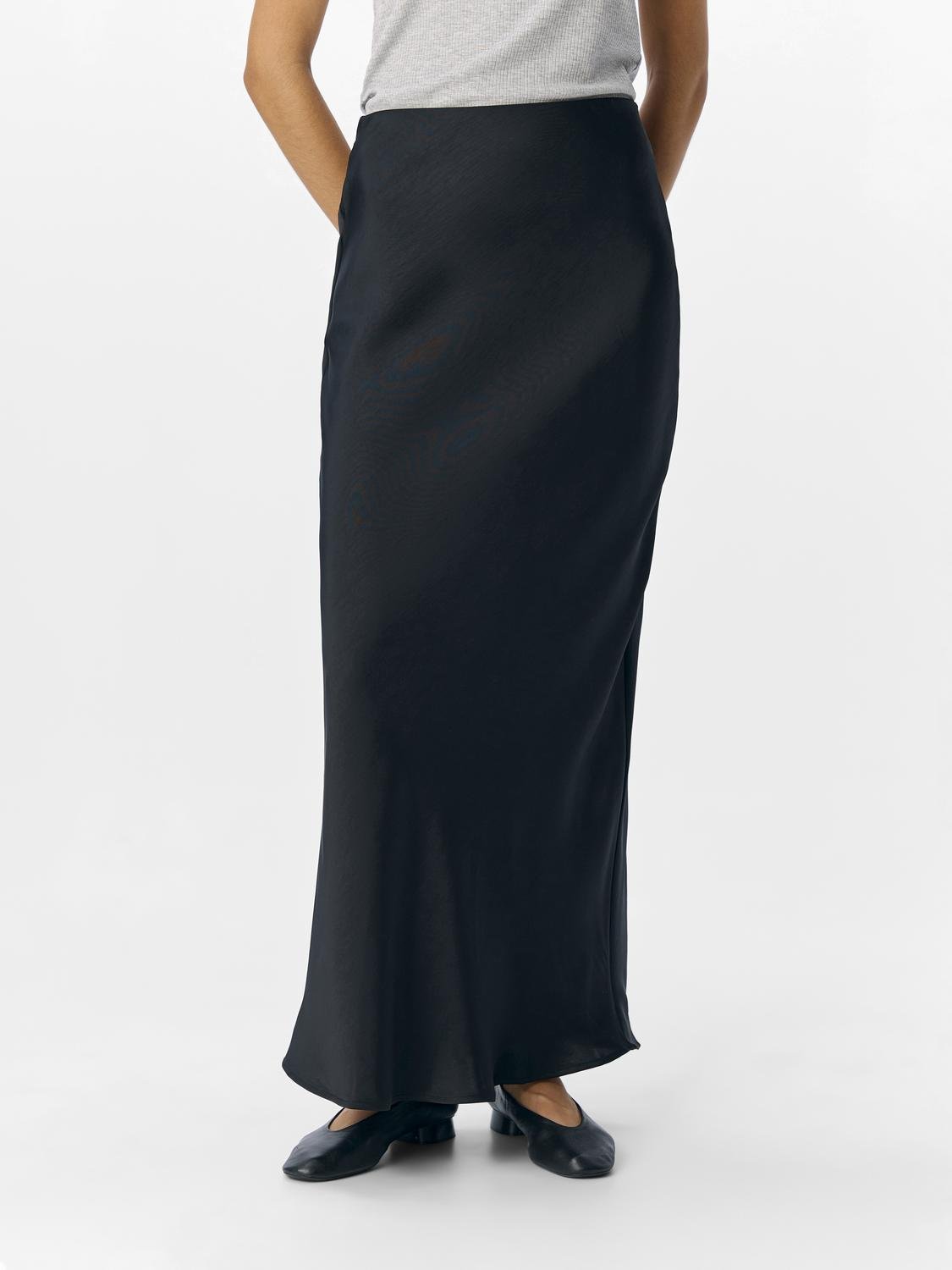 OBJCHILLI Long Skirt - Black - VERO MODA & VILA Bergvik