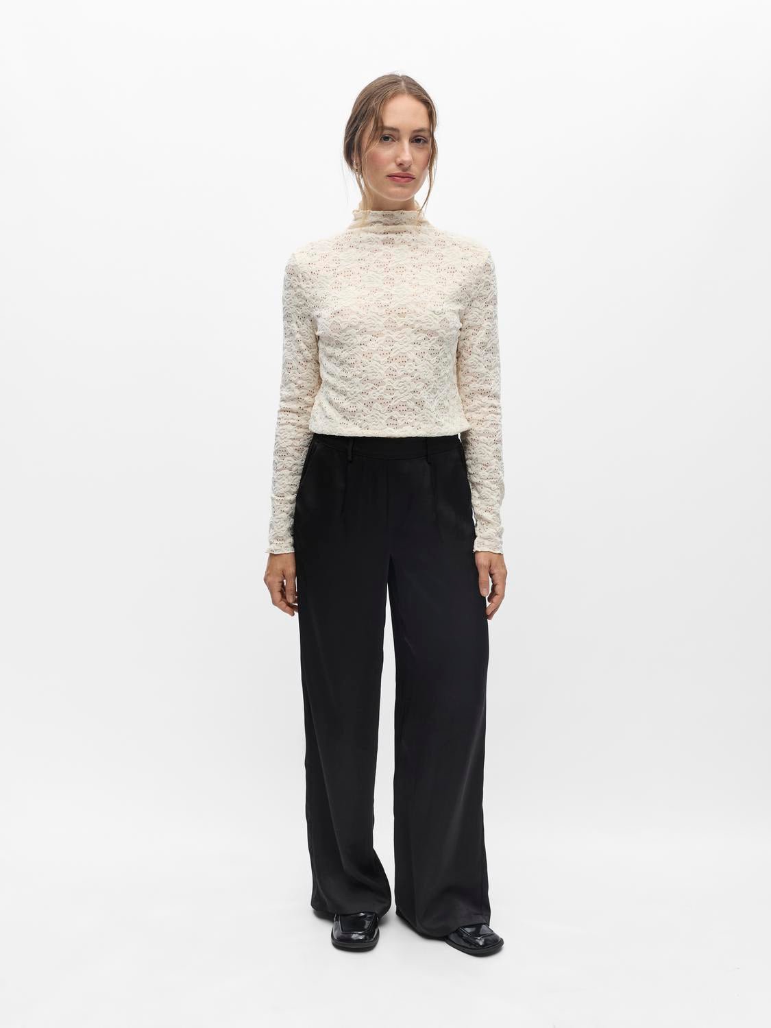 OBJCHILLI Trousers - Black - VERO MODA & VILA Bergvik