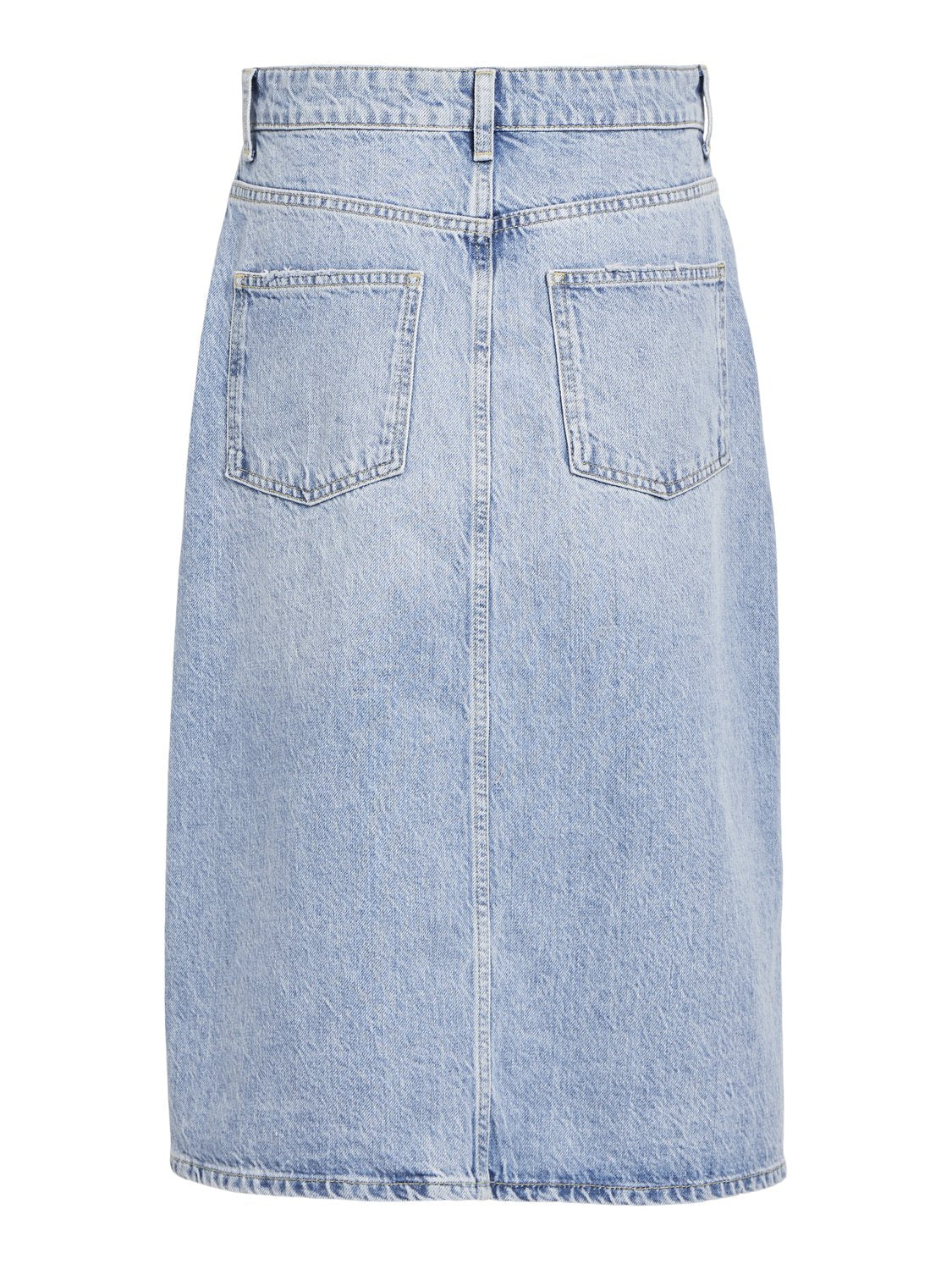 OBJELLEN Midi Skirt - Light Blue Denim - VERO MODA & VILA Bergvik