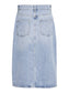 OBJELLEN Midi Skirt - Light Blue Denim - VERO MODA & VILA Bergvik