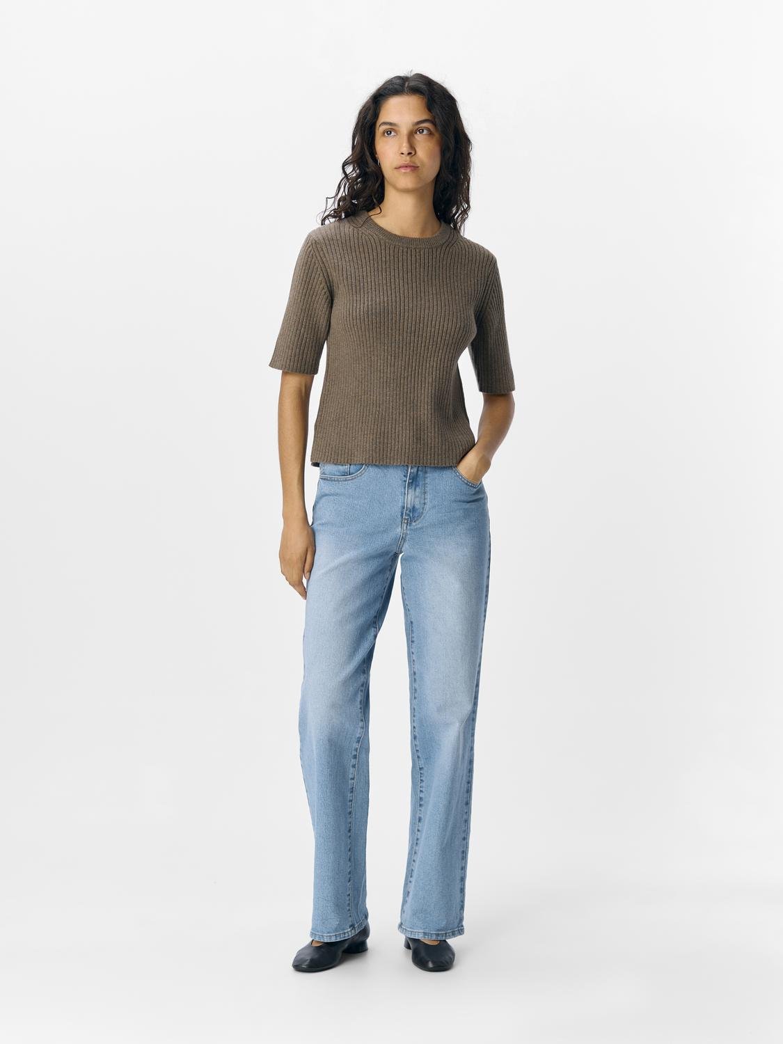 OBJELVA Pullover - Morel - VERO MODA & VILA Bergvik