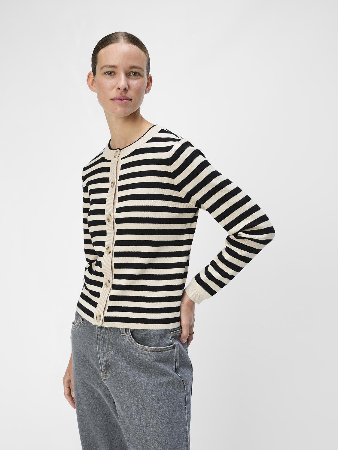 OBJESTER Knit Cardigan - Sandshell - VERO MODA & VILA Bergvik