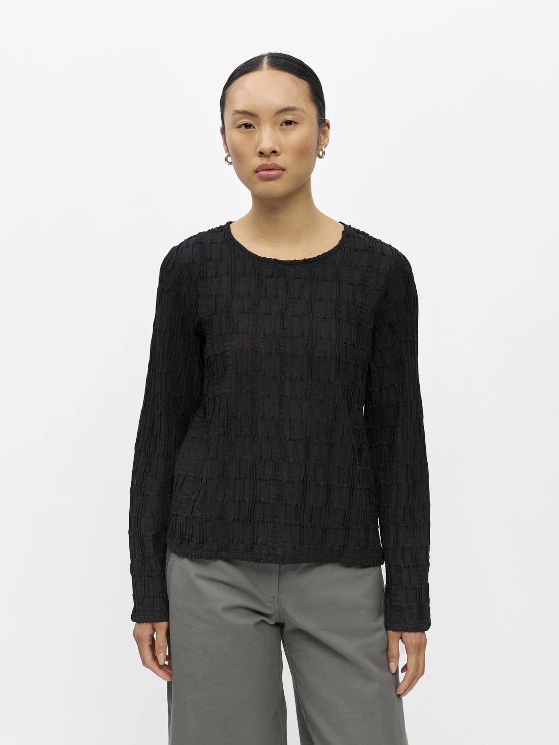OBJEVIE Top - Black - VERO MODA & VILA Bergvik