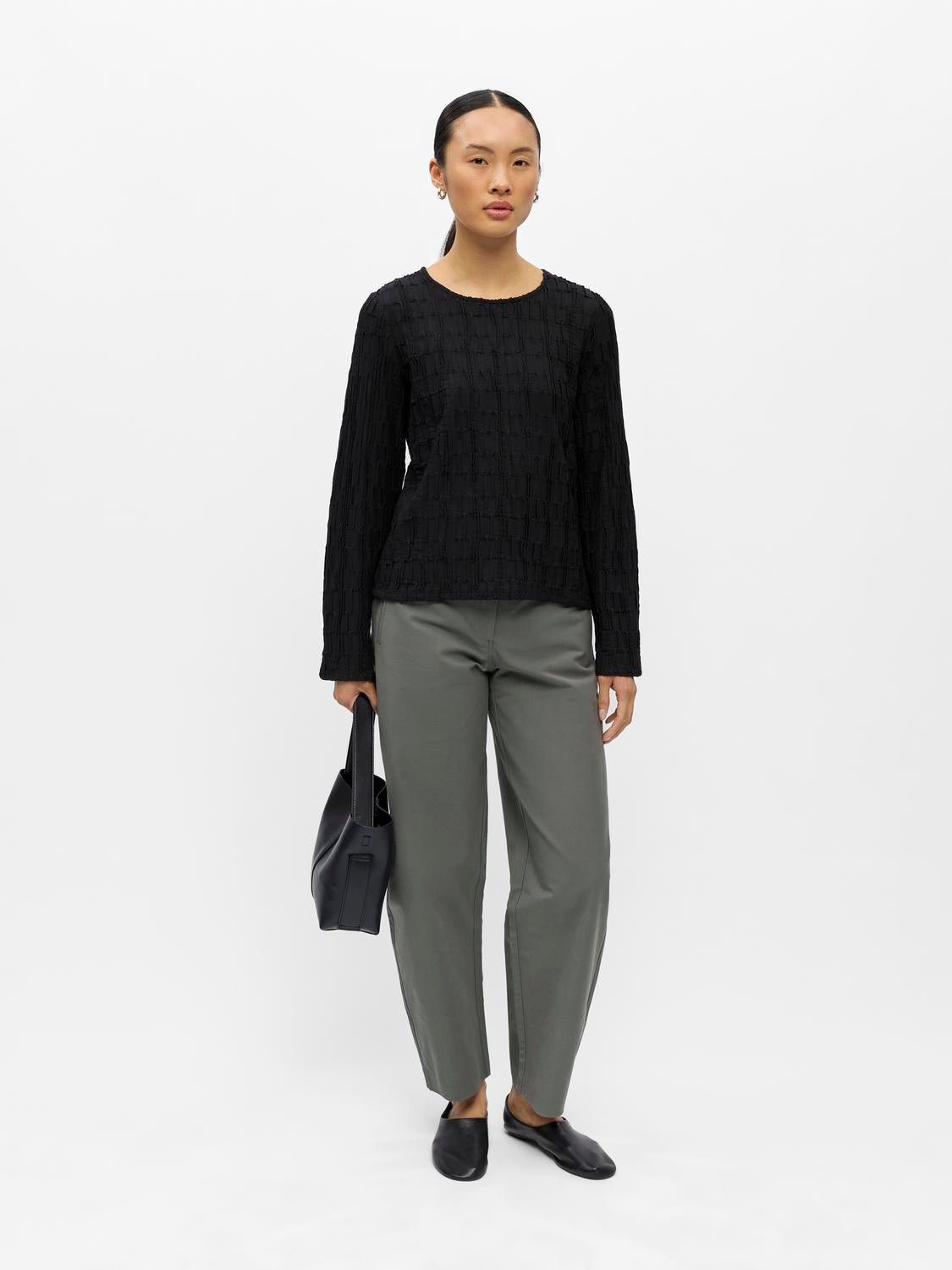OBJEVIE Top - Black - VERO MODA & VILA Bergvik