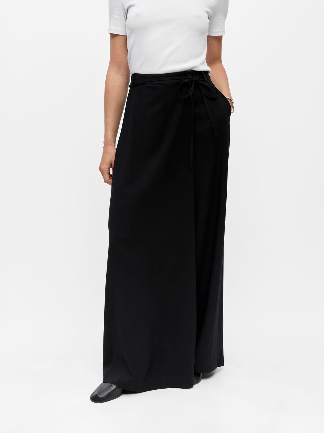 OBJFIA Trousers - Black - VERO MODA & VILA Bergvik