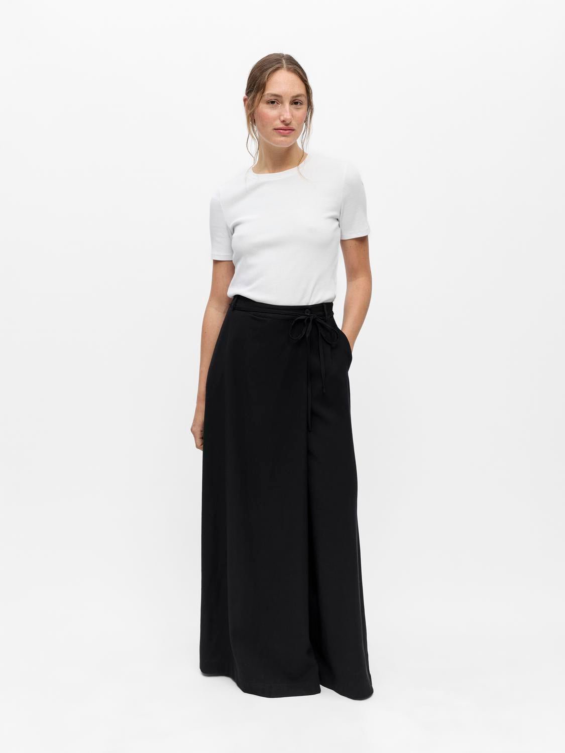 OBJFIA Trousers - Black - VERO MODA & VILA Bergvik