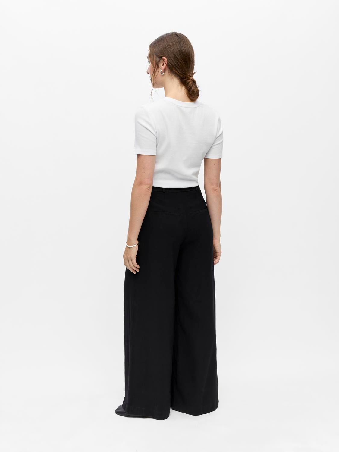OBJFIA Trousers - Black - VERO MODA & VILA Bergvik