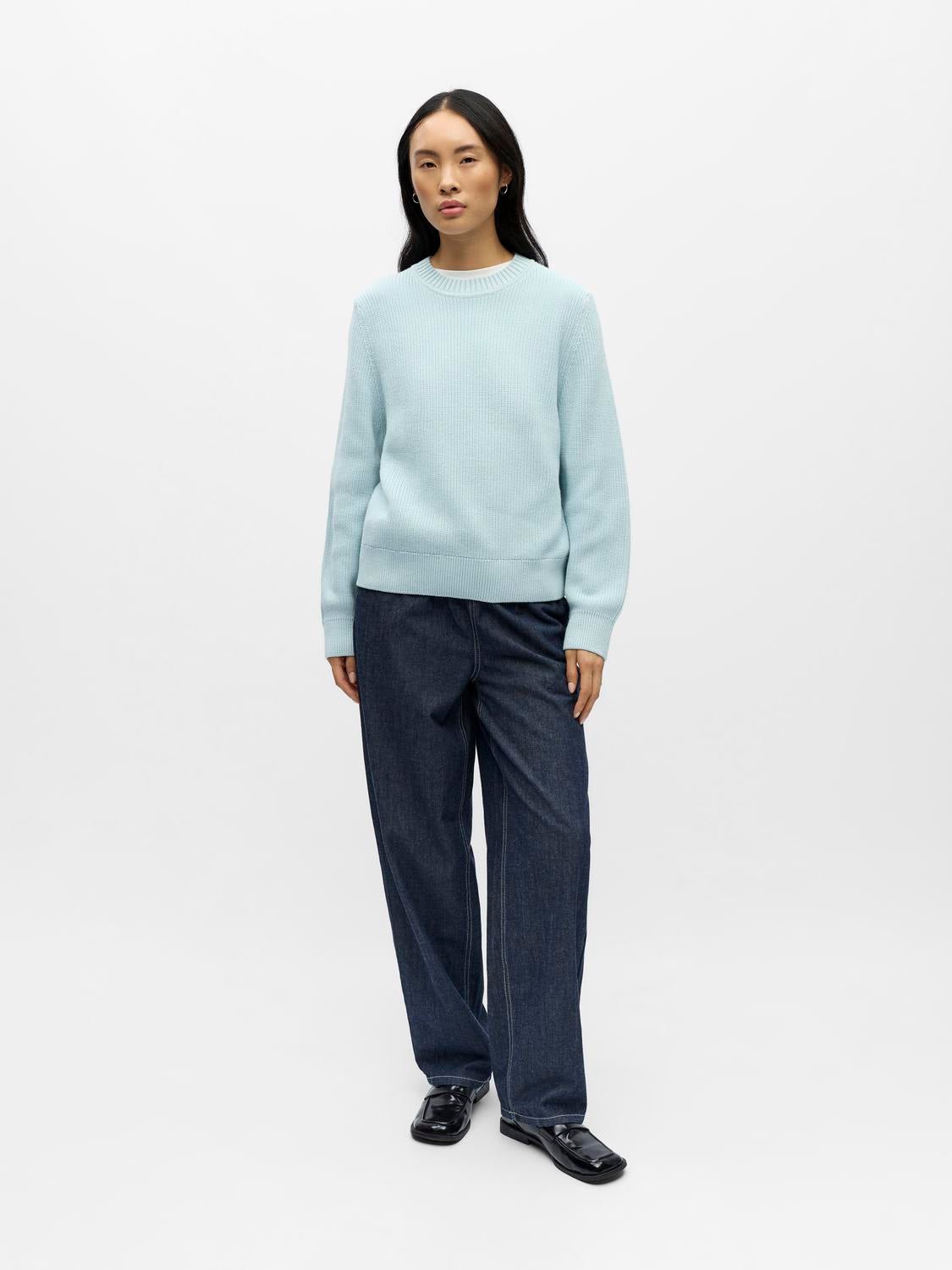 OBJFLO Pullover - Winter Sky - VERO MODA & VILA Bergvik