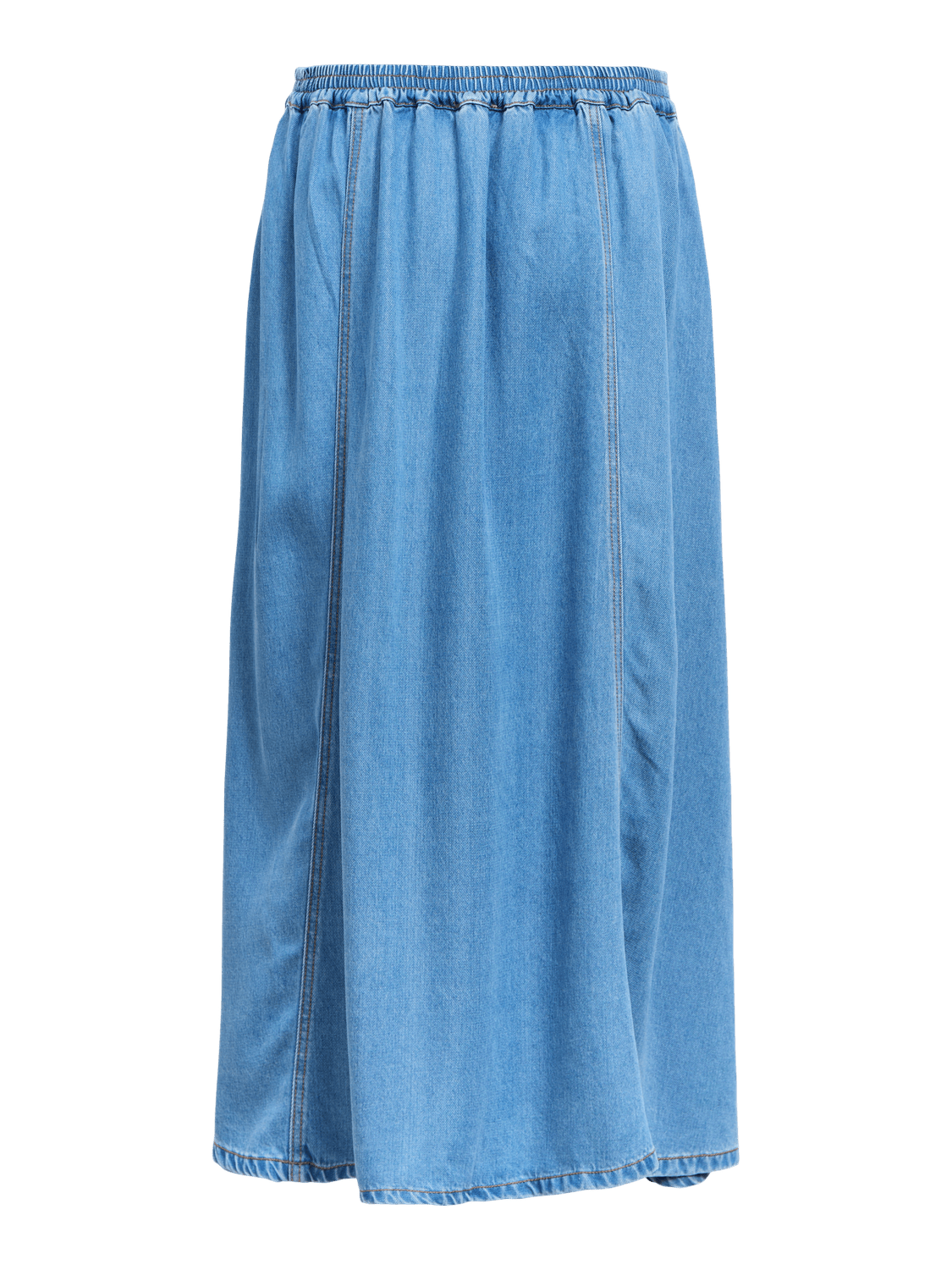 OBJFRAME Midi Skirt - Light Blue Denim - VERO MODA & VILA Bergvik