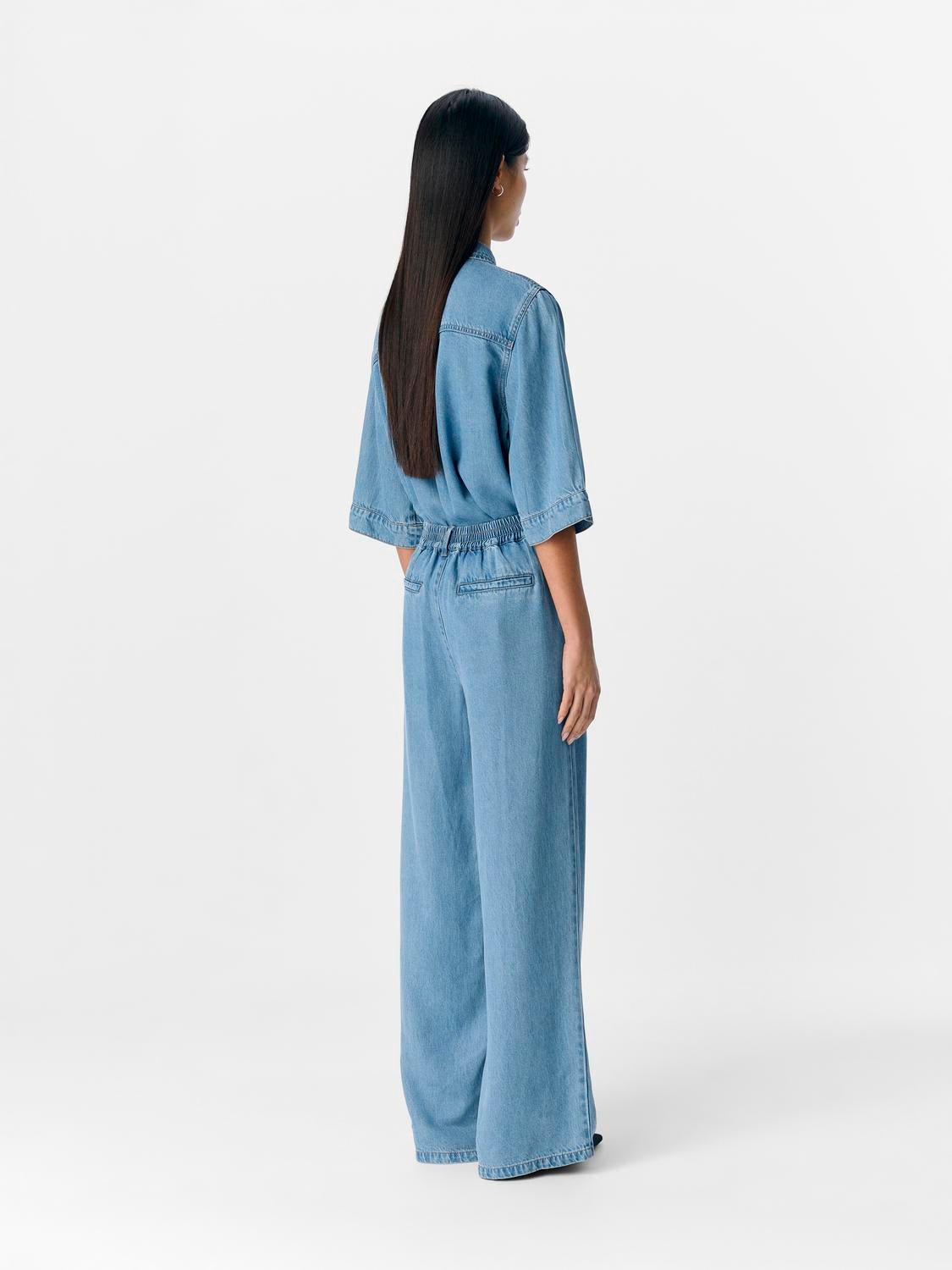 OBJFRAME Trousers - Light Blue Denim - VERO MODA & VILA Bergvik