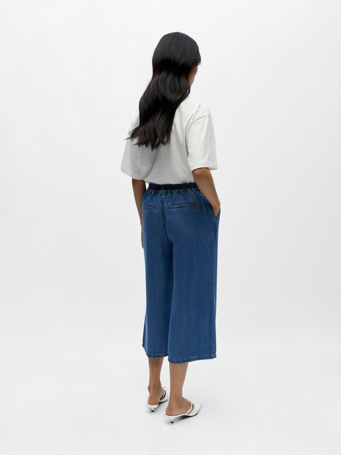 OBJFRAME Trousers - Medium Blue Denim - VERO MODA & VILA Bergvik
