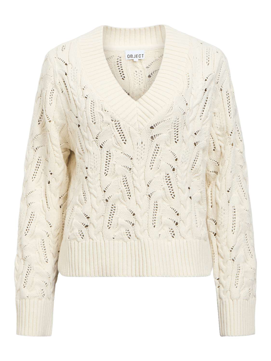 OBJFRAYA Pullover - Birch - VERO MODA & VILA Bergvik