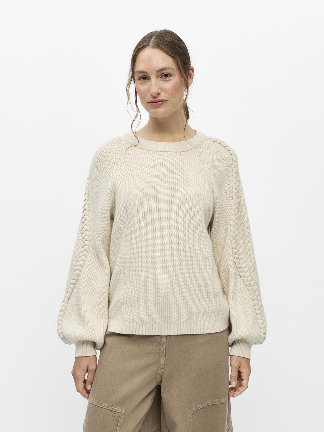 OBJHANNAH Pullover - Birch - VERO MODA & VILA Bergvik