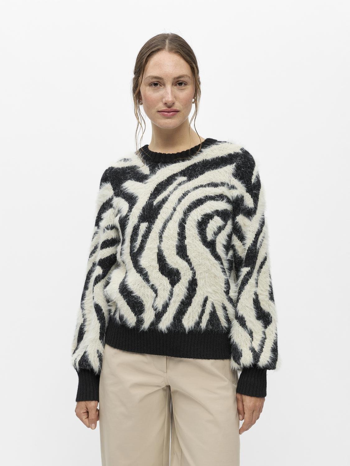 OBJHOLLOW Pullover - Black - VERO MODA & VILA Bergvik
