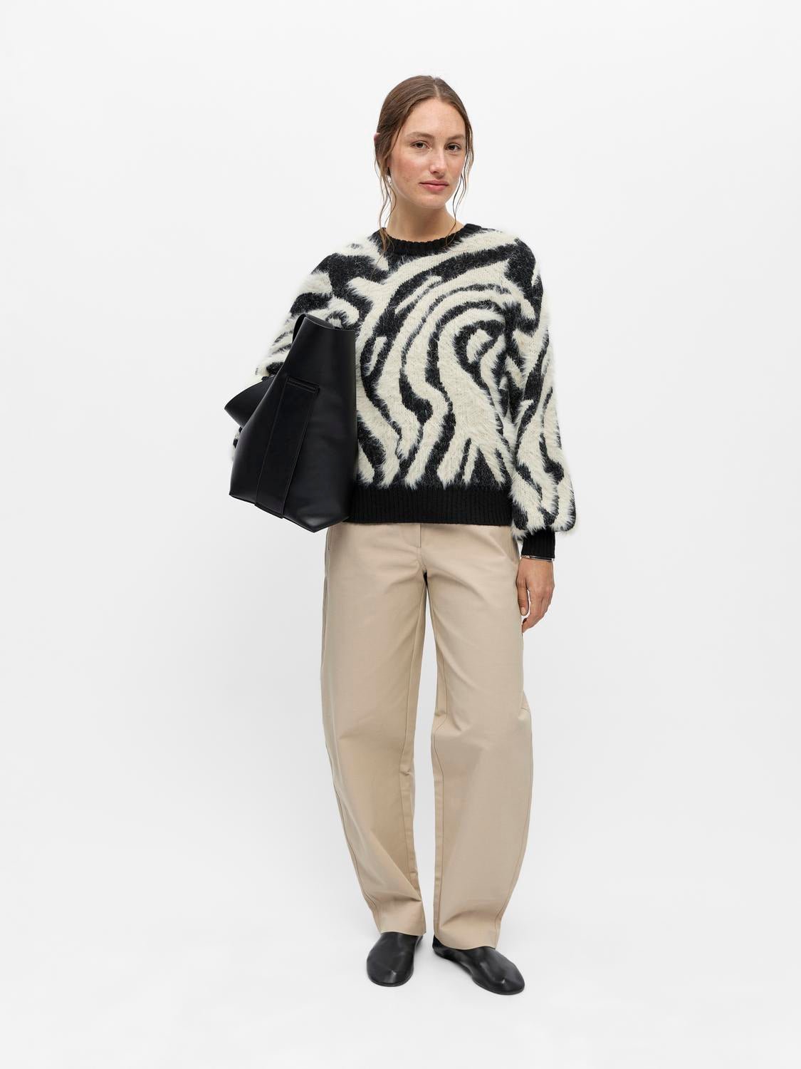 OBJHOLLOW Pullover - Black - VERO MODA & VILA Bergvik