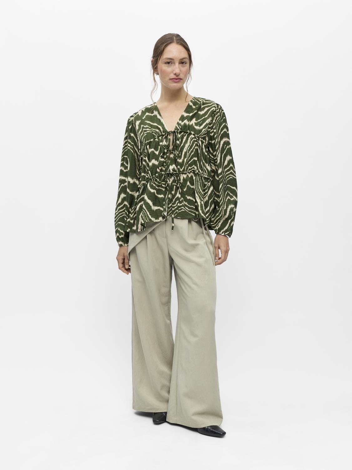 OBJJACIRA Top - Bronze Green - VERO MODA & VILA Bergvik