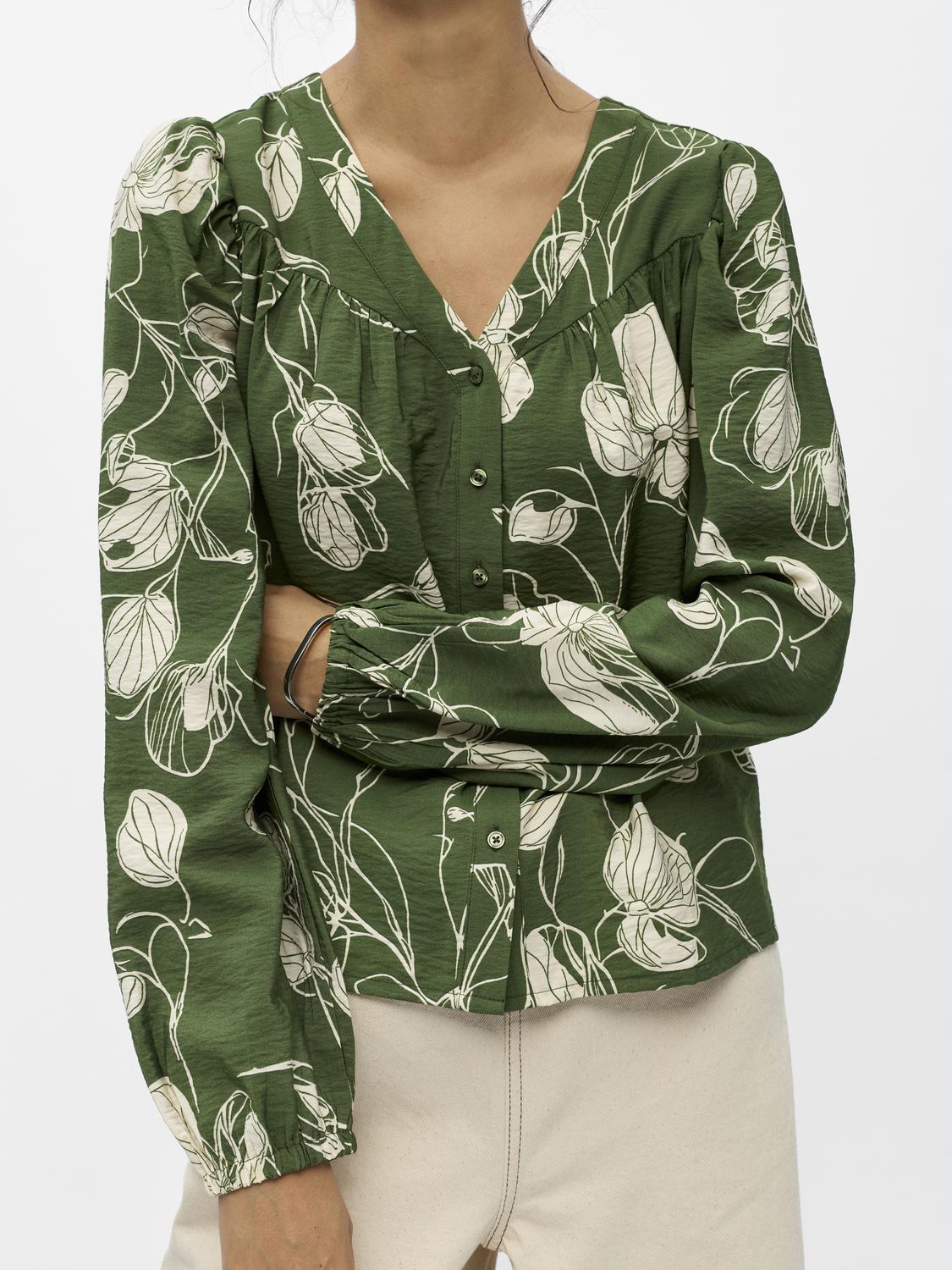 OBJJACIRA Top - Bronze Green - VERO MODA & VILA Bergvik