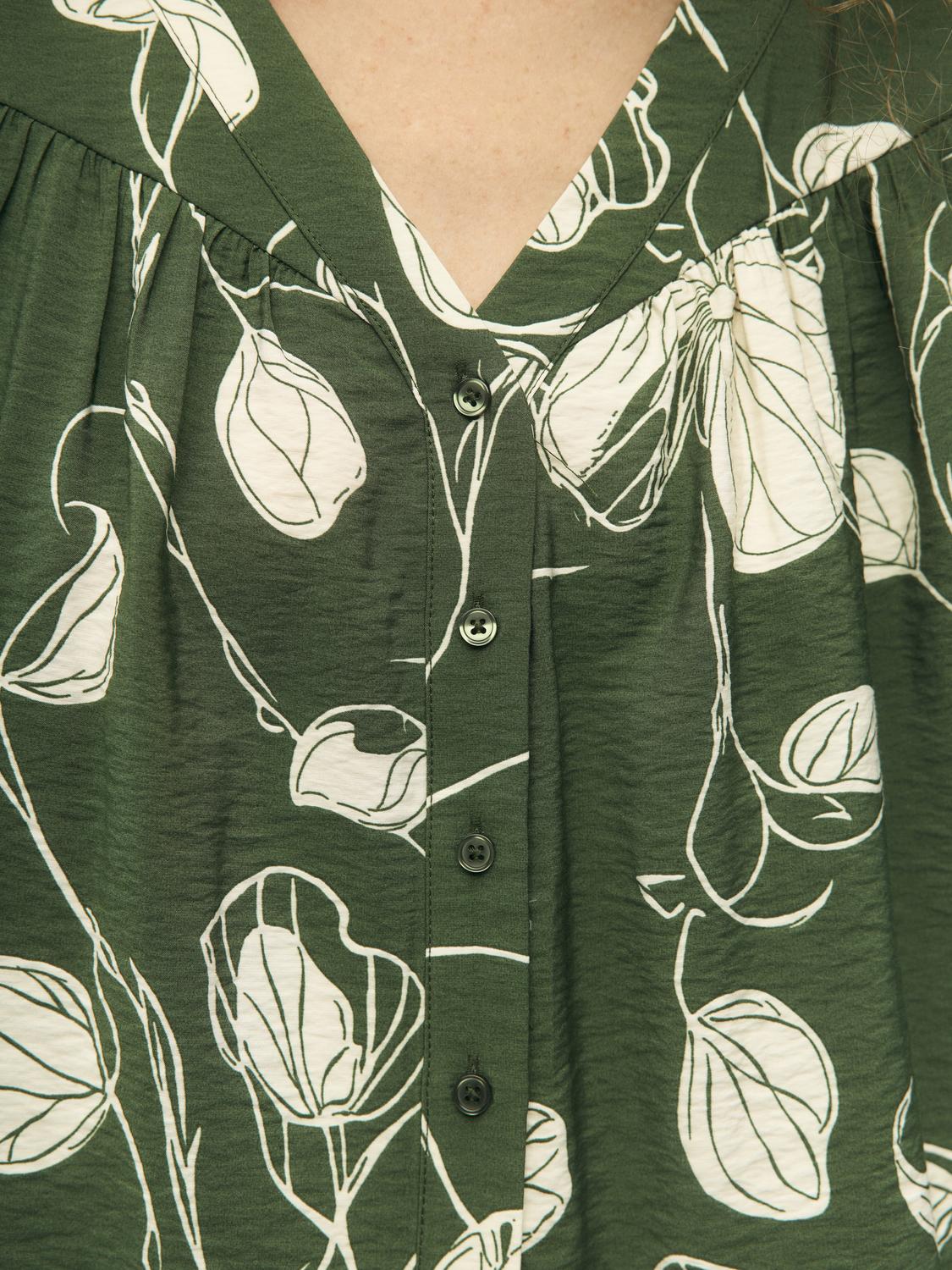 OBJJACIRA Top - Bronze Green - VERO MODA & VILA Bergvik