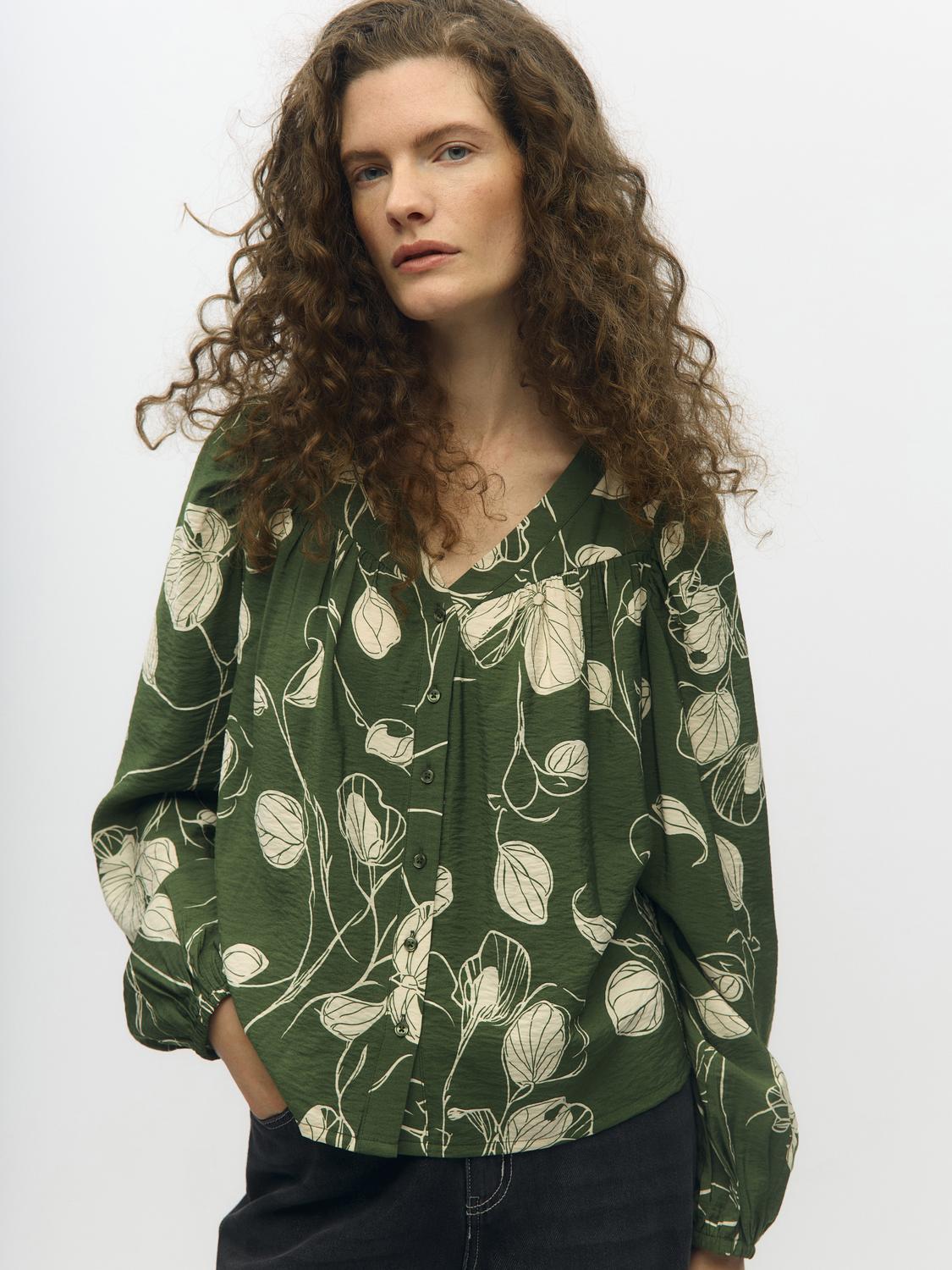 OBJJACIRA Top - Bronze Green - VERO MODA & VILA Bergvik