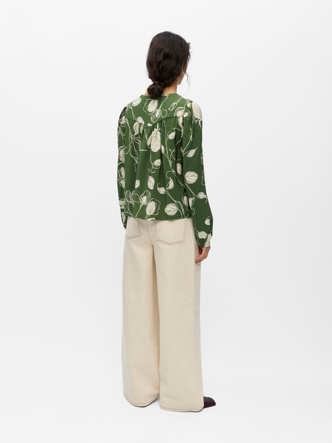 OBJJACIRA Top - Bronze Green - VERO MODA & VILA Bergvik