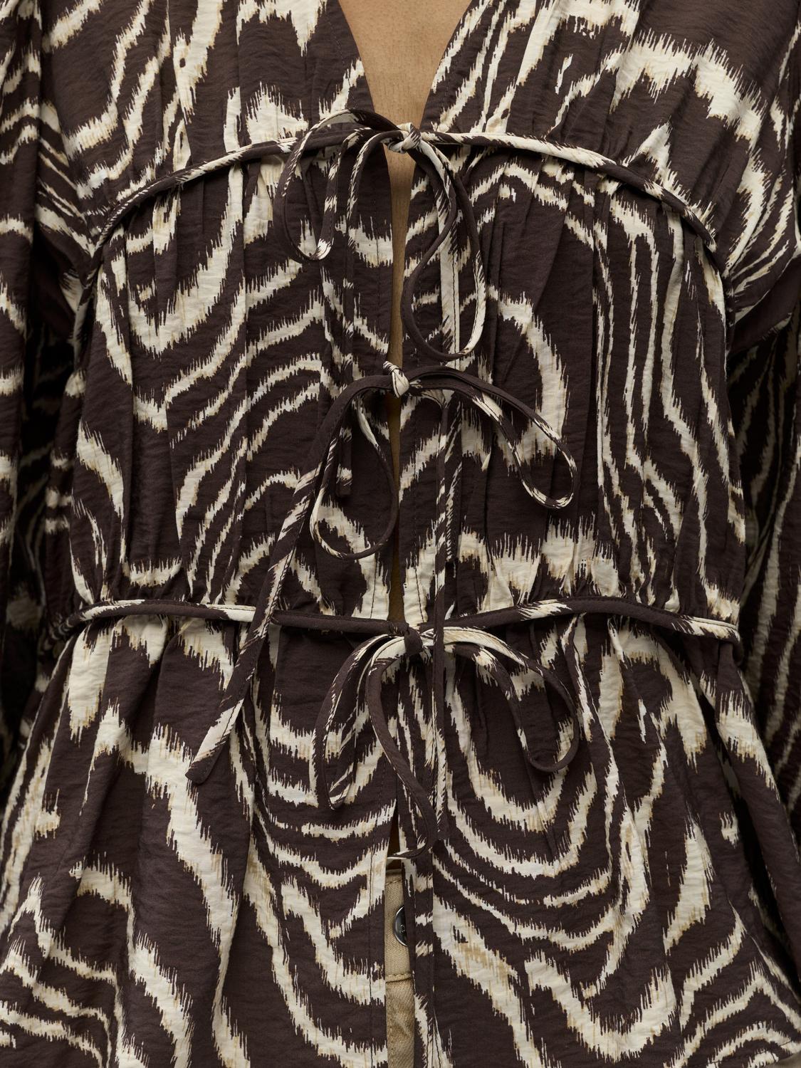 OBJJACIRA Top - Seal Brown - VERO MODA & VILA Bergvik