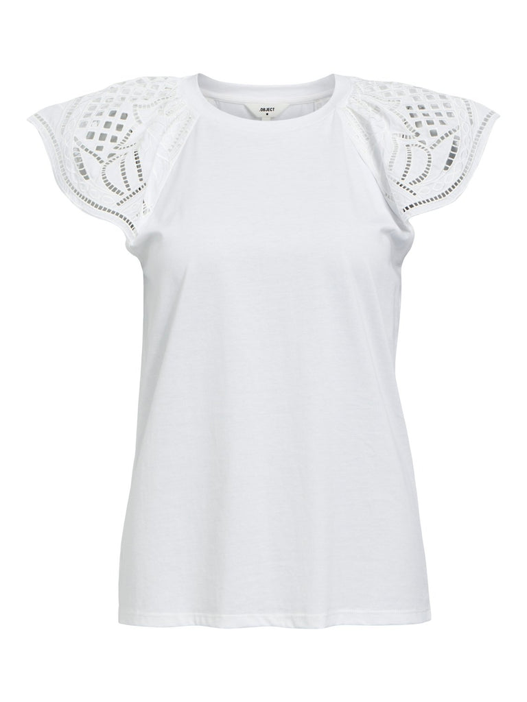 OBJJARRY T-Shirts & Tops - Bright White - VERO MODA & VILA Bergvik