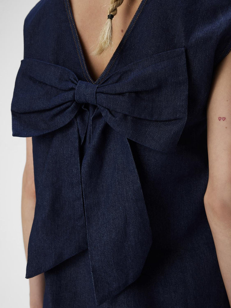 OBJJUNE Dress - Dark Blue Denim - VERO MODA & VILA Bergvik