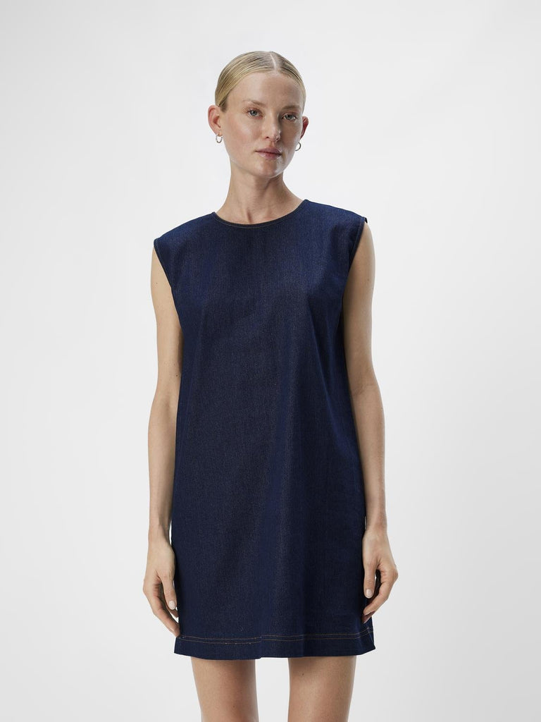 OBJJUNE Dress - Dark Blue Denim - VERO MODA & VILA Bergvik