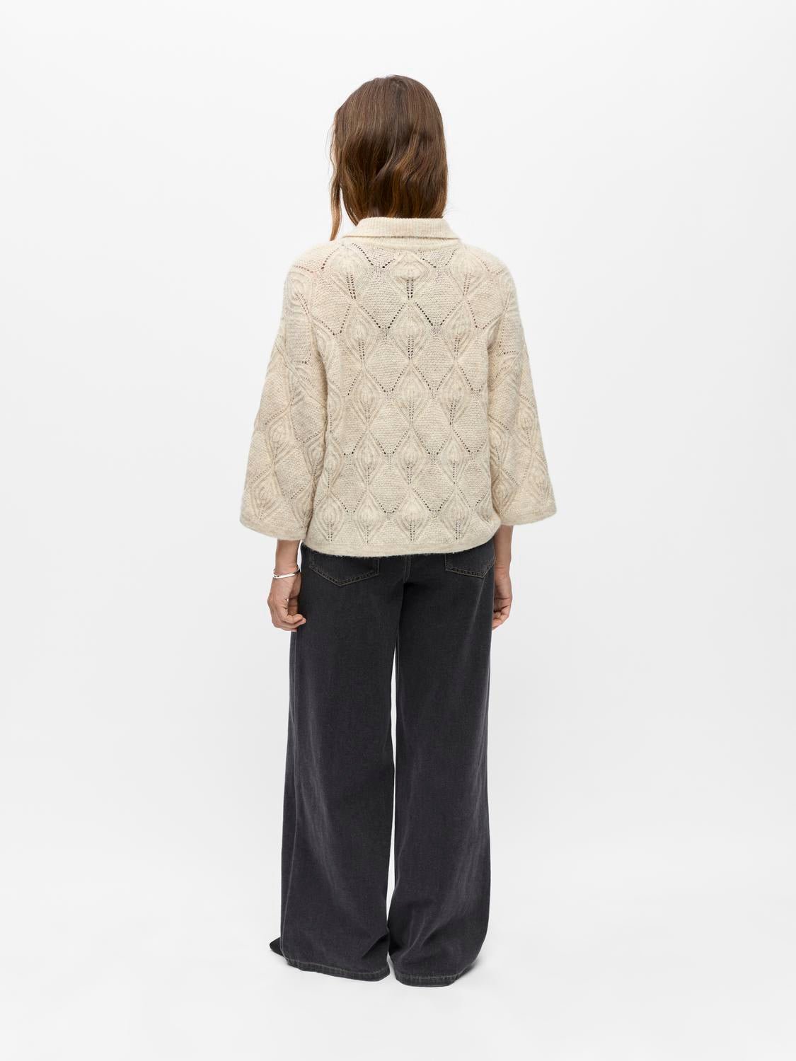 OBJKAISA Pullover - Birch - VERO MODA & VILA Bergvik