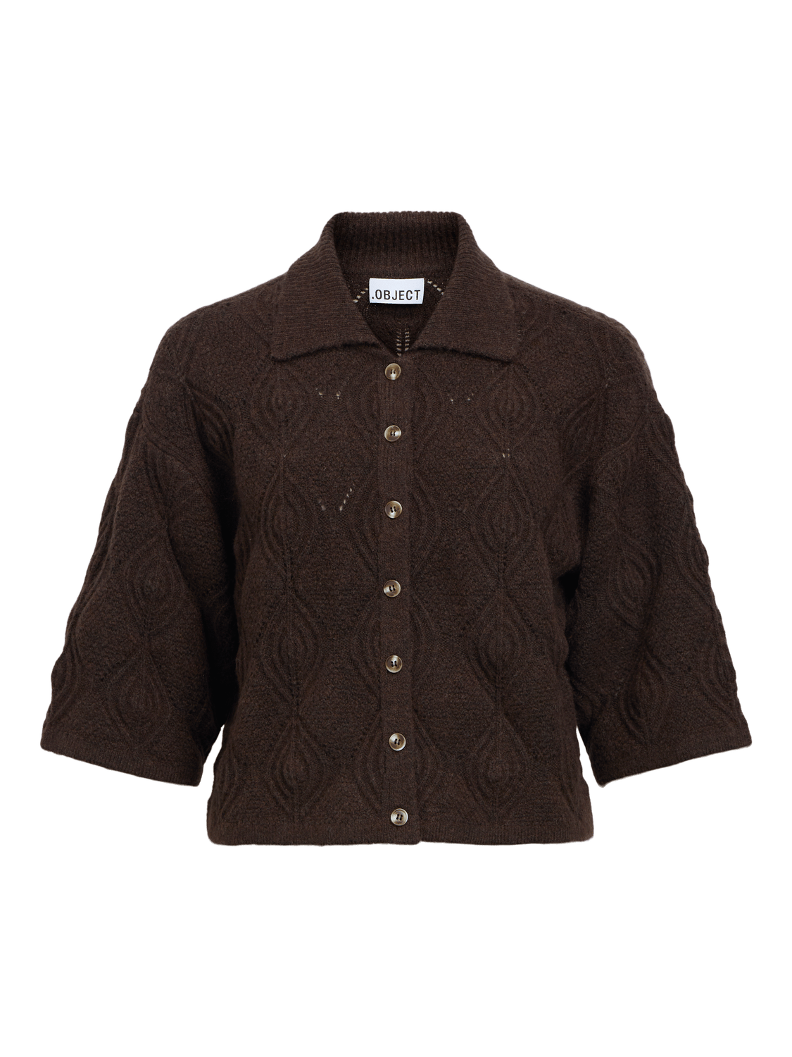 OBJKAISA Pullover - Seal Brown - VERO MODA & VILA Bergvik