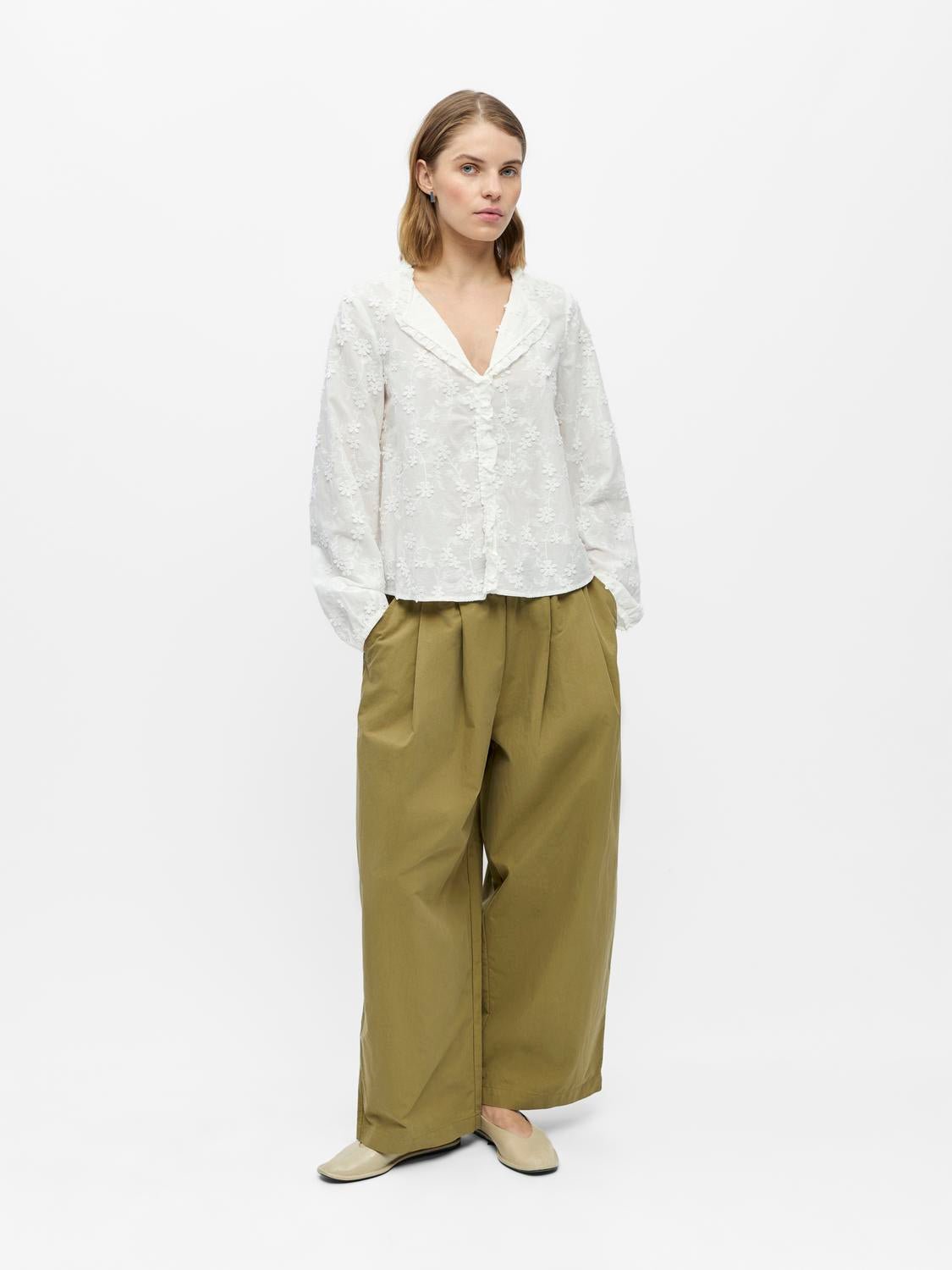 OBJKARLI Shirt - Cloud Dancer - VERO MODA & VILA Bergvik