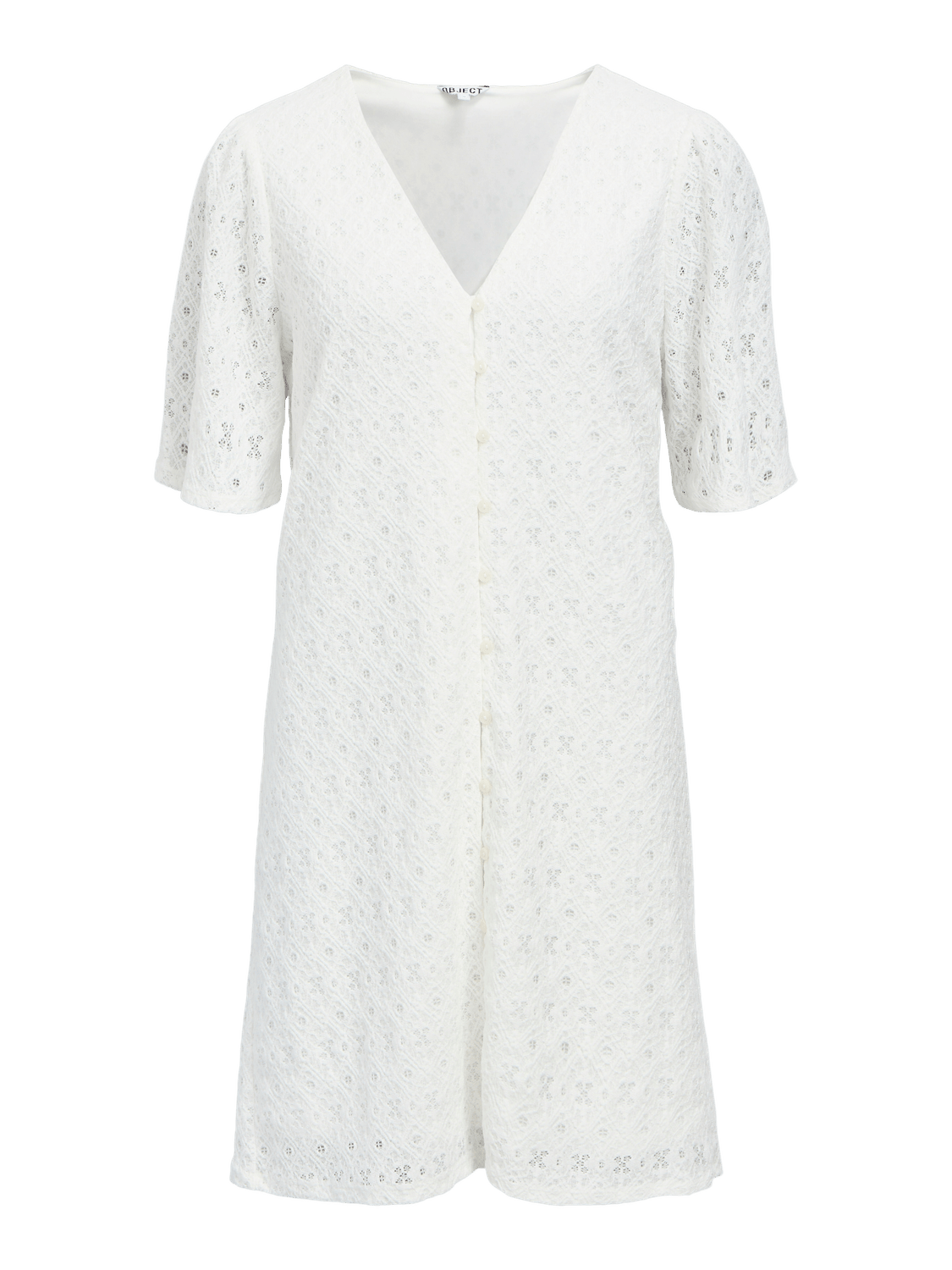 OBJLAILA Short Dress - Cloud Dancer - VERO MODA & VILA Bergvik