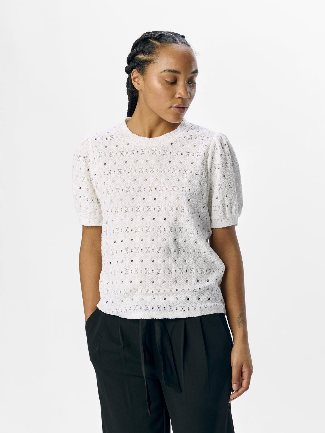 OBJLAILA Top - Cloud Dancer - VERO MODA & VILA Bergvik