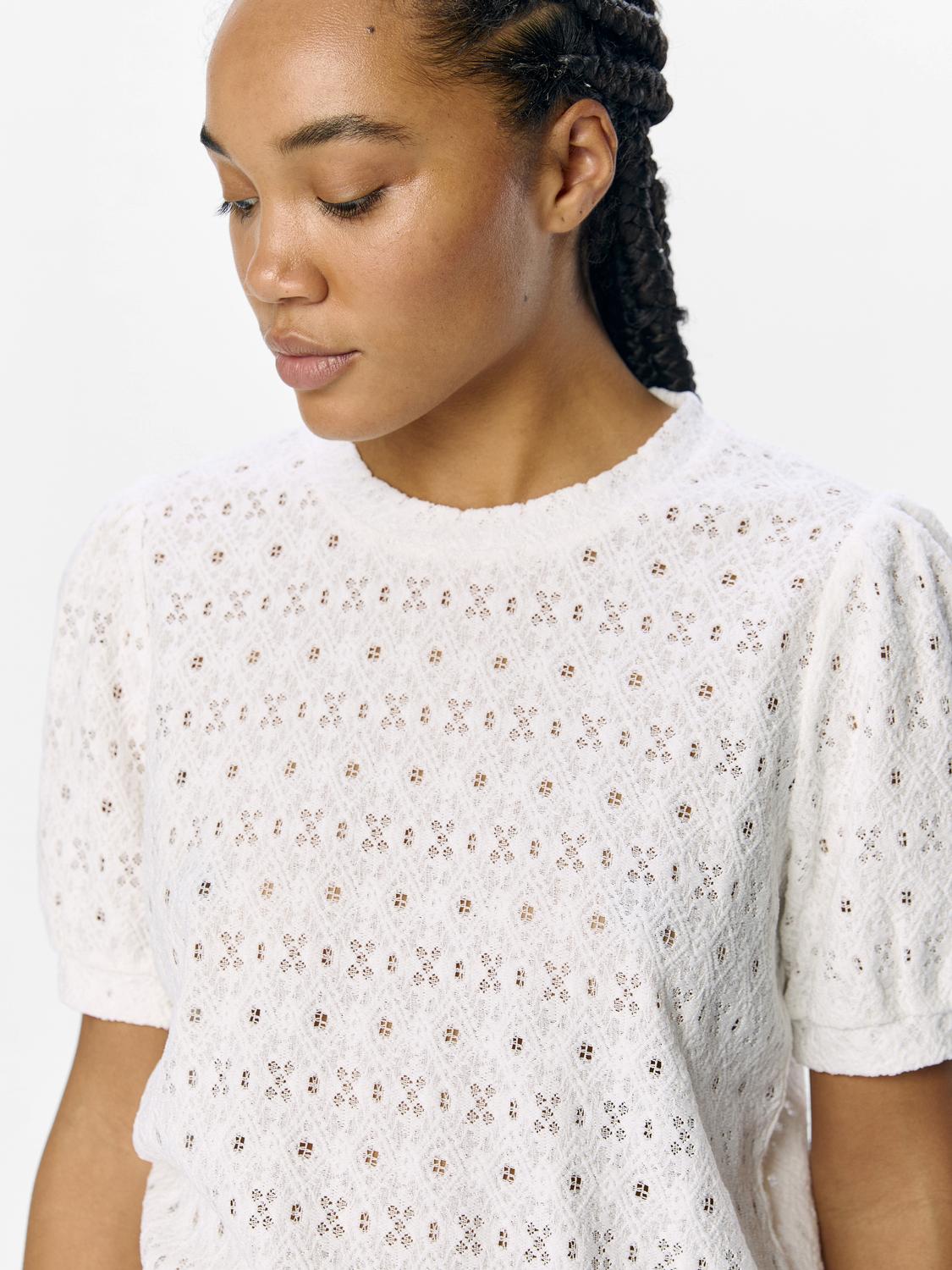 OBJLAILA Top - Cloud Dancer - VERO MODA & VILA Bergvik