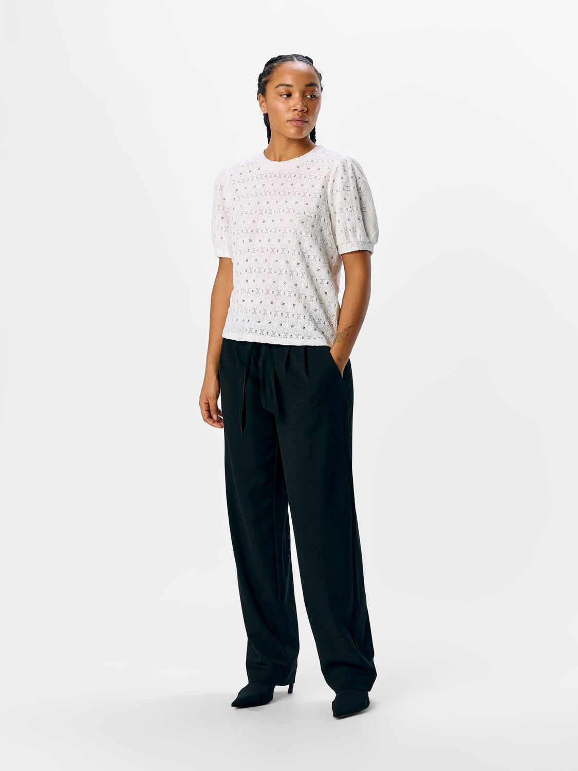 OBJLAILA Top - Cloud Dancer - VERO MODA & VILA Bergvik