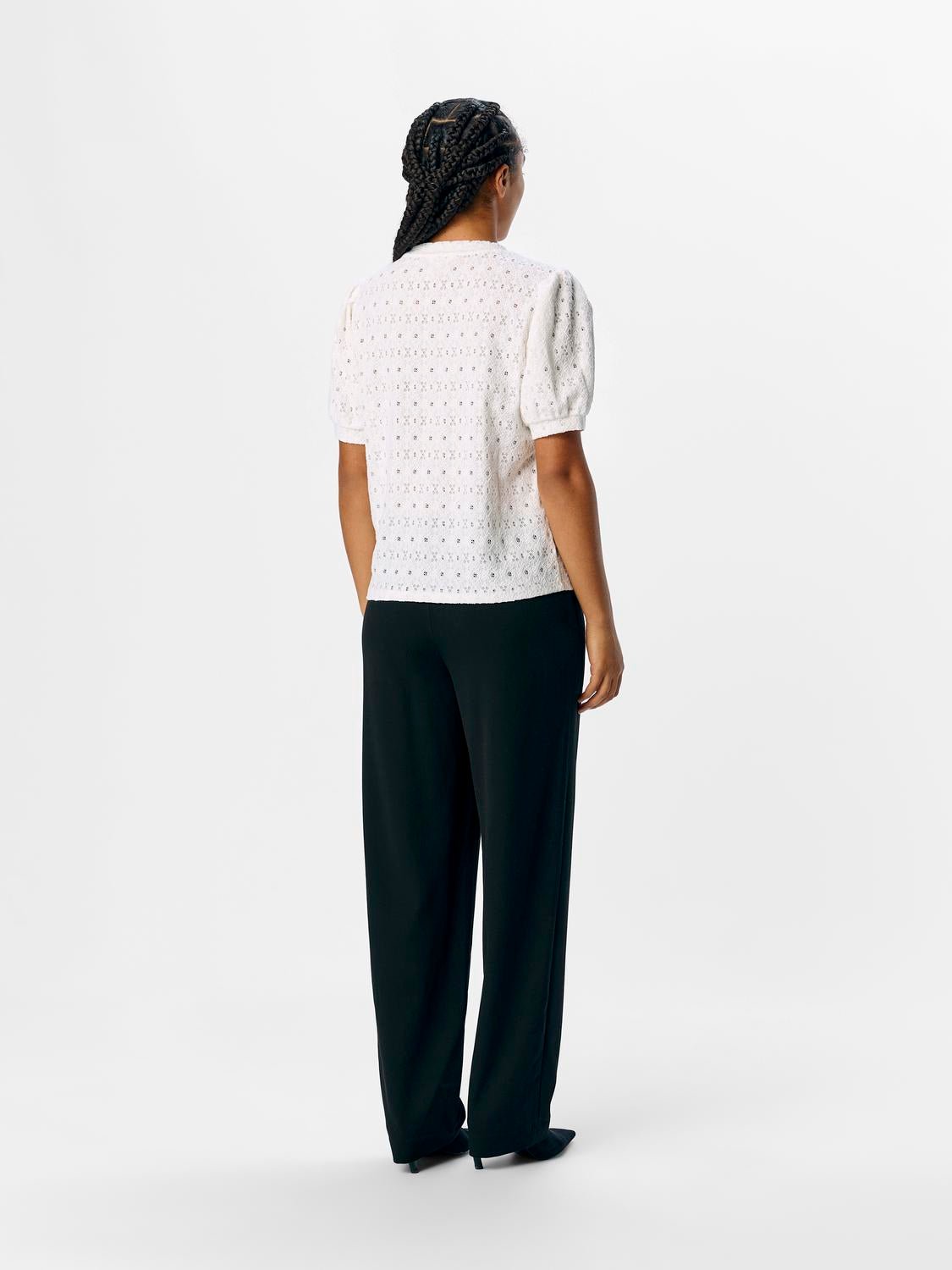 OBJLAILA Top - Cloud Dancer - VERO MODA & VILA Bergvik