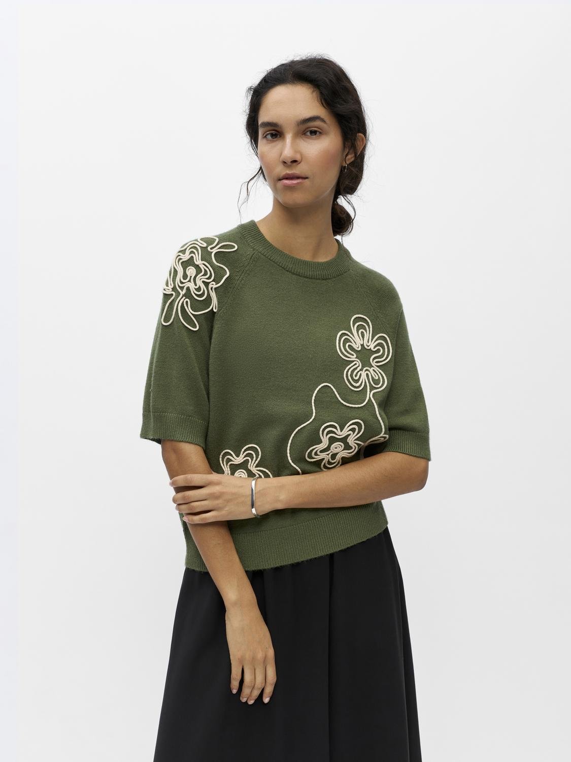 OBJLANEY Pullover - Bronze Green - VERO MODA & VILA Bergvik