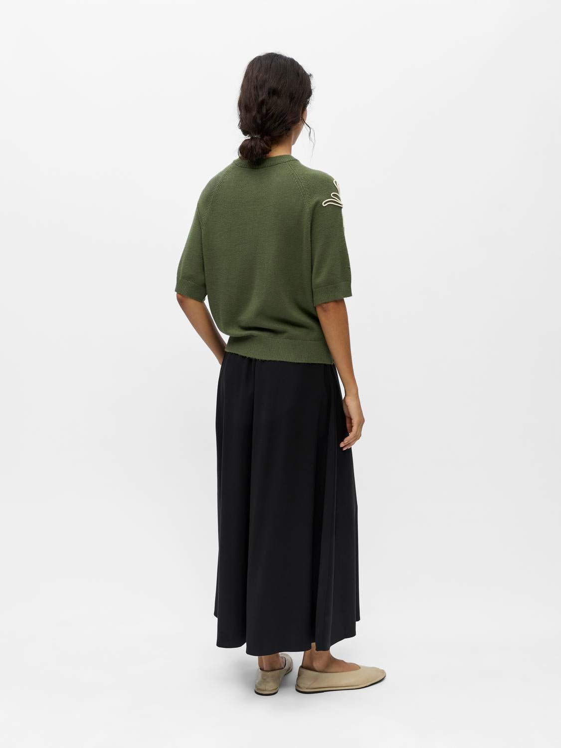 OBJLANEY Pullover - Bronze Green - VERO MODA & VILA Bergvik