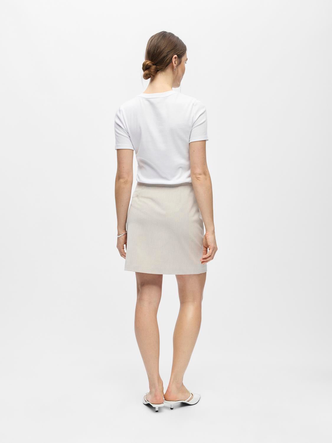 OBJLISA Mini Skirt - Humus - VERO MODA & VILA Bergvik