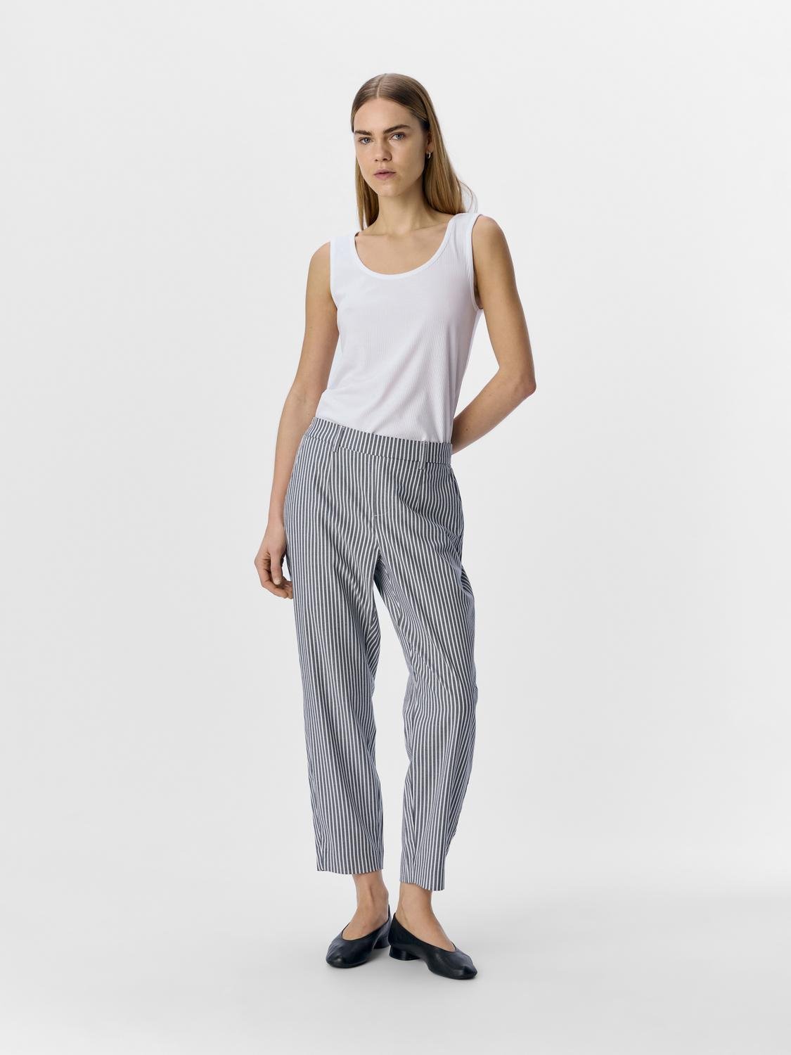 OBJLISA Trousers - Cloud Dancer - VERO MODA & VILA Bergvik