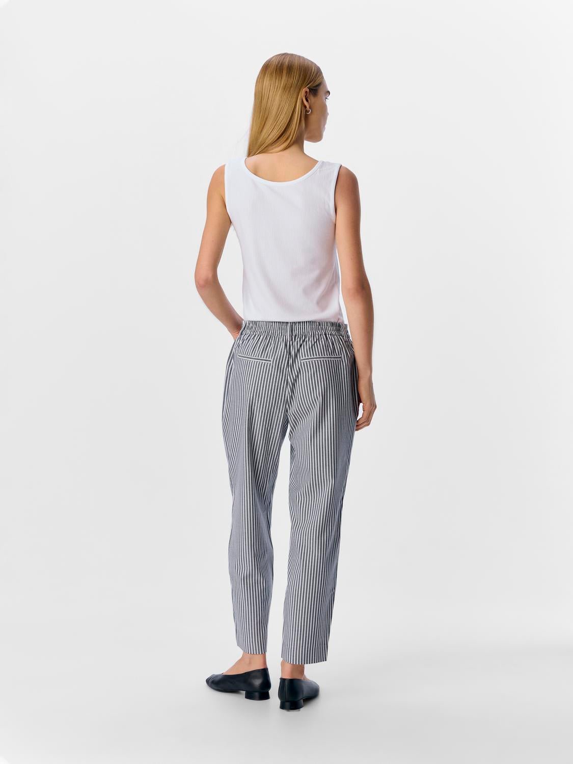 OBJLISA Trousers - Cloud Dancer - VERO MODA & VILA Bergvik