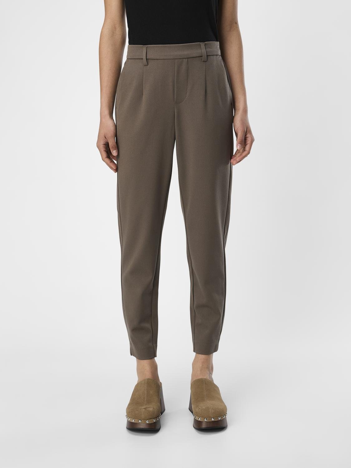 OBJLISA Trousers - Morel - VERO MODA & VILA Bergvik