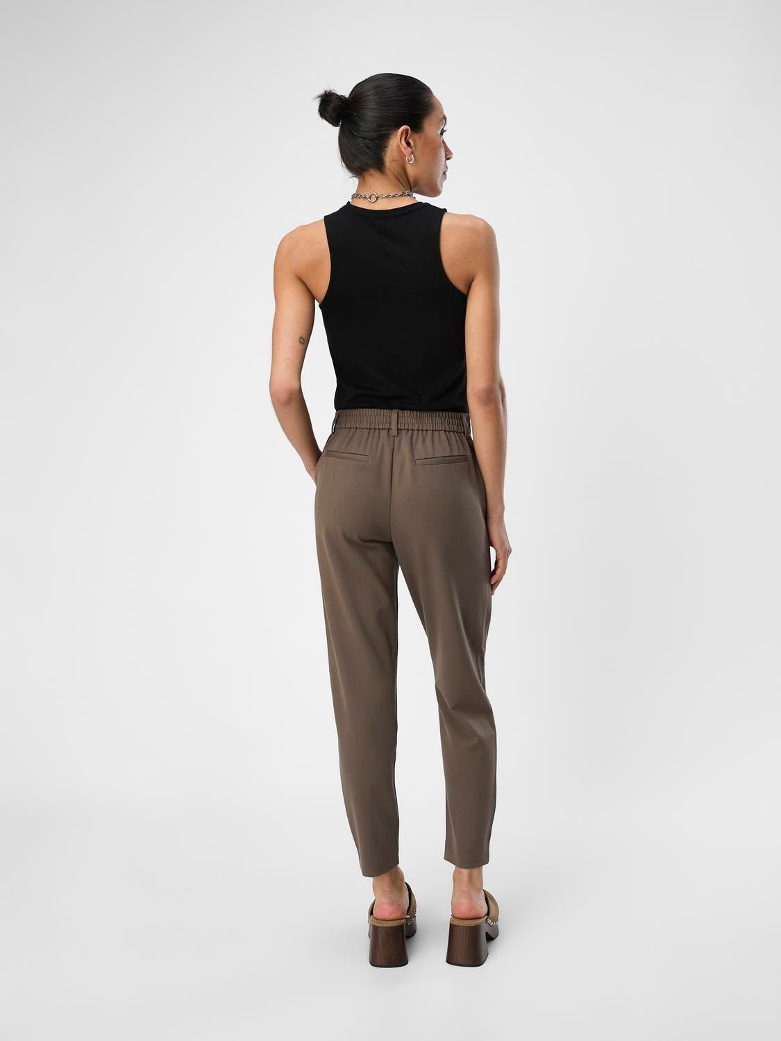 OBJLISA Trousers - Morel - VERO MODA & VILA Bergvik