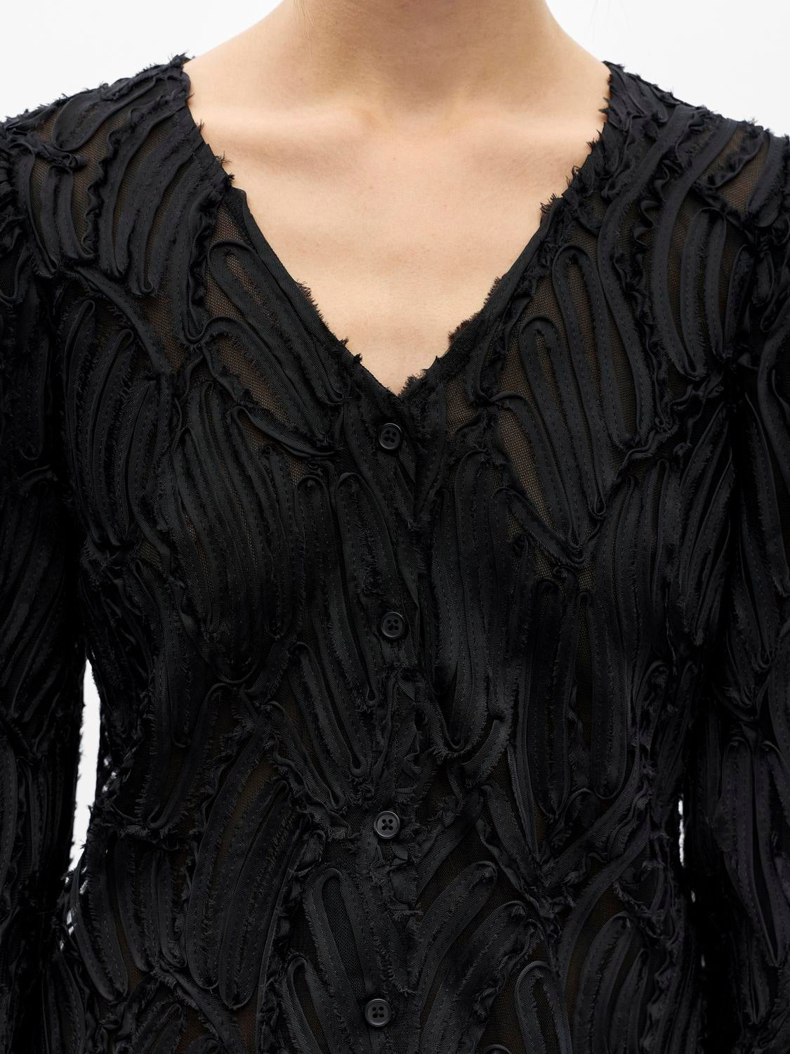 OBJLUCIE Top - Black - VERO MODA & VILA Bergvik