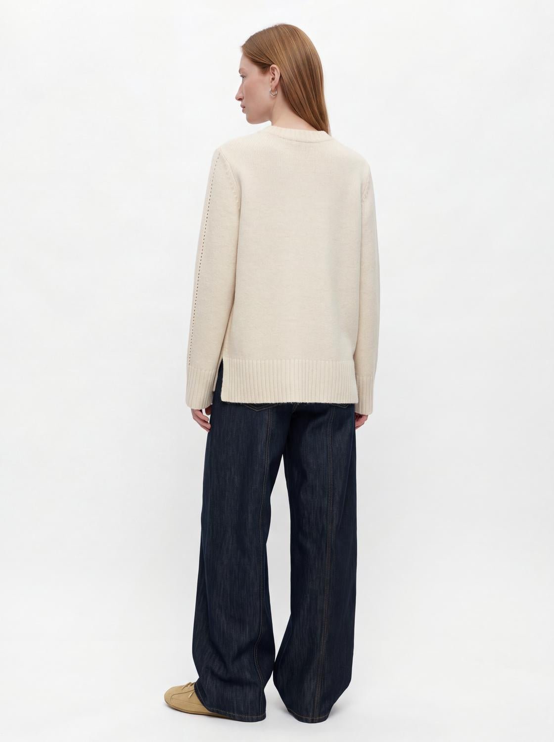 OBJMALI Pullover - Birch - VERO MODA & VILA Bergvik