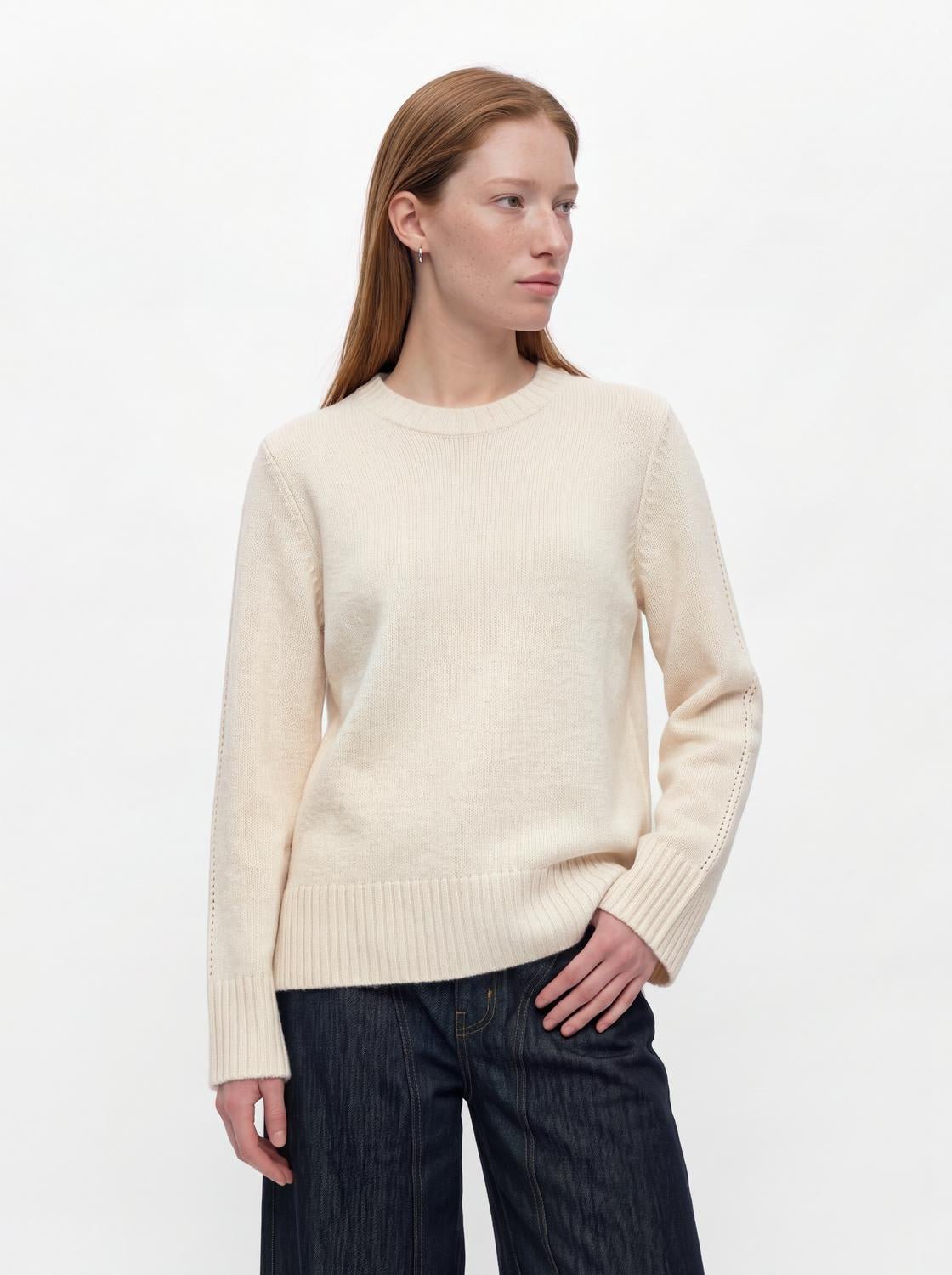 OBJMALI Pullover - Birch - VERO MODA & VILA Bergvik