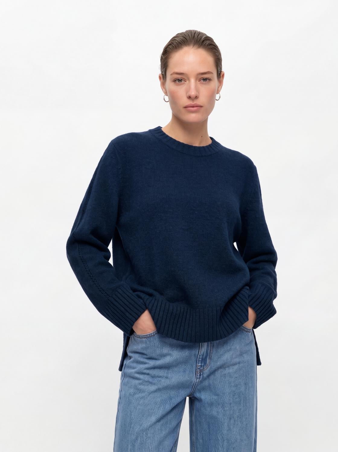 OBJMALI Pullover - Sky Captain - VERO MODA & VILA Bergvik