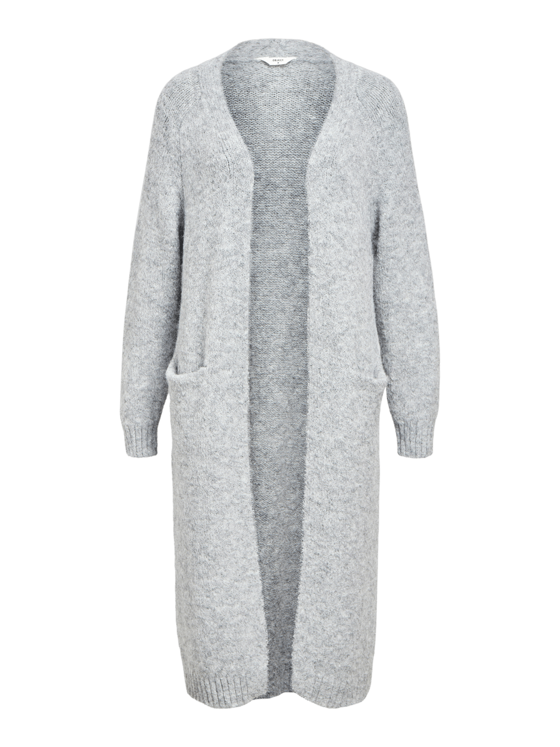 OBJMILU Knit Cardigan - Medium Grey Melange - VERO MODA & VILA Bergvik
