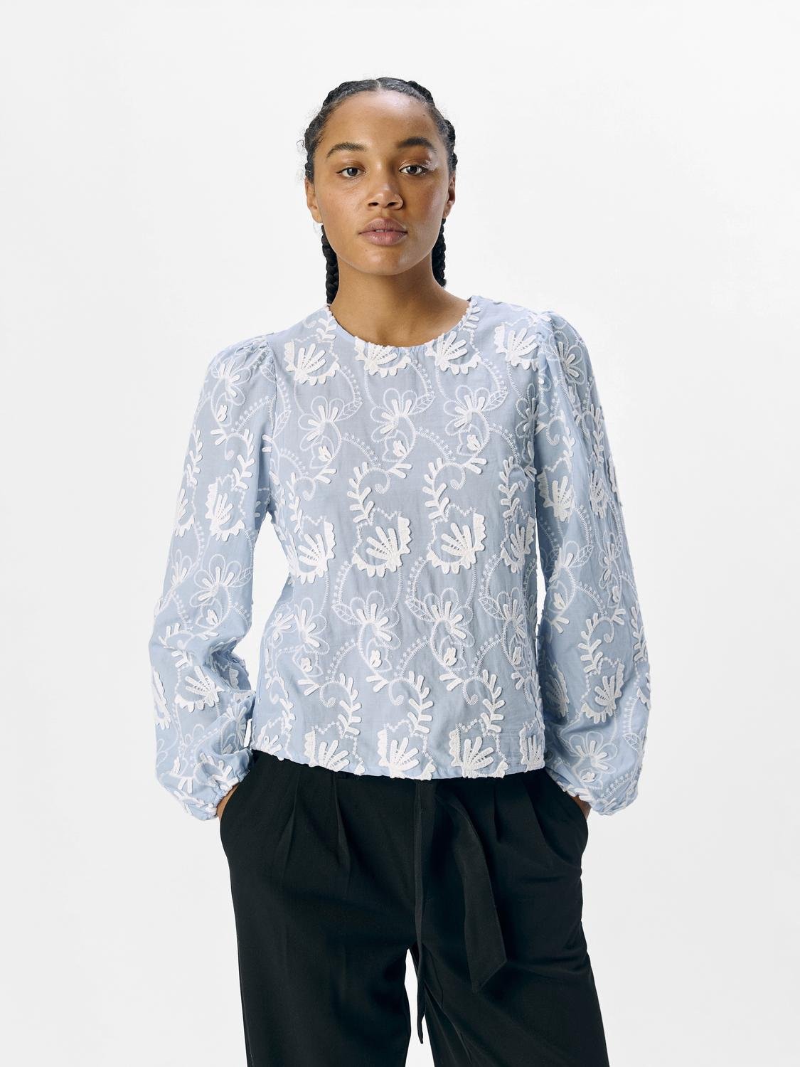 OBJMYA Top - Kentucky Blue - VERO MODA & VILA Bergvik