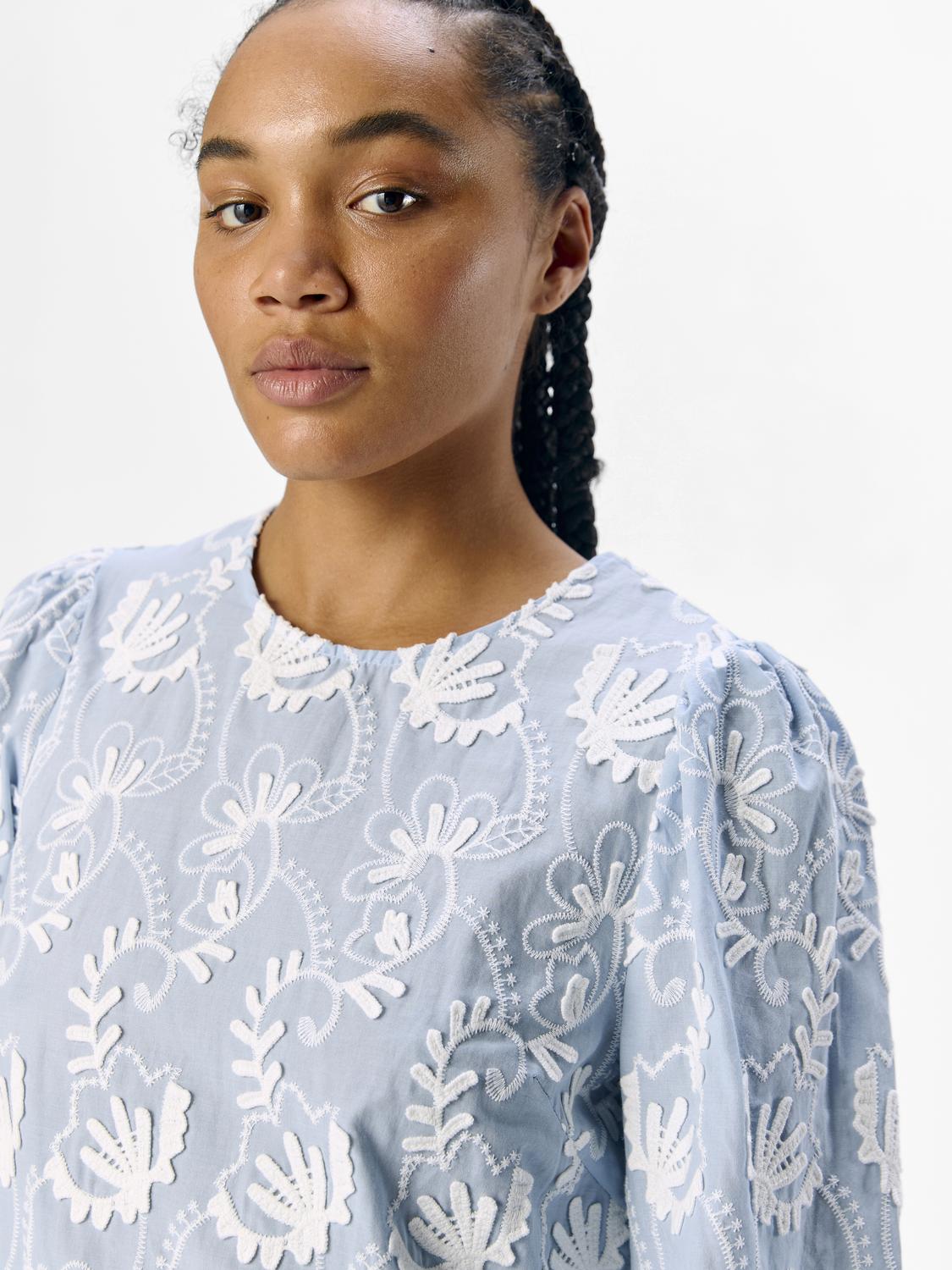 OBJMYA Top - Kentucky Blue - VERO MODA & VILA Bergvik